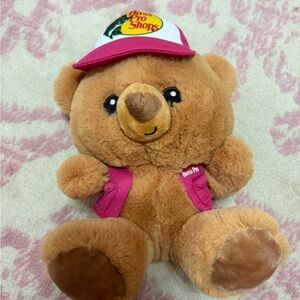 Bass Pro Shops Tan Bear with Pink Cap